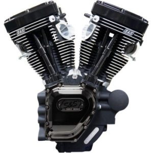 77 Cycles S&S CYCLE Long-Block Engine Black P/N 310-0837A