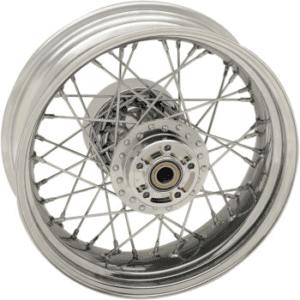 DRAG SPECIALTIES Replacement Laced Wheel-40 Spoke Rear Chrome-16x5 0204-0517