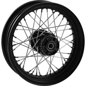 DRAG SPECIALTIES Replacement Laced Wheel-40Spoke-Rear-Black-16x3-'86-'99 FLT 0204-0672